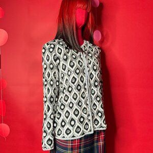 90s Vintage Silk Stenay Blazer | Punk Minimalist Layer | Unisex Designer Piece